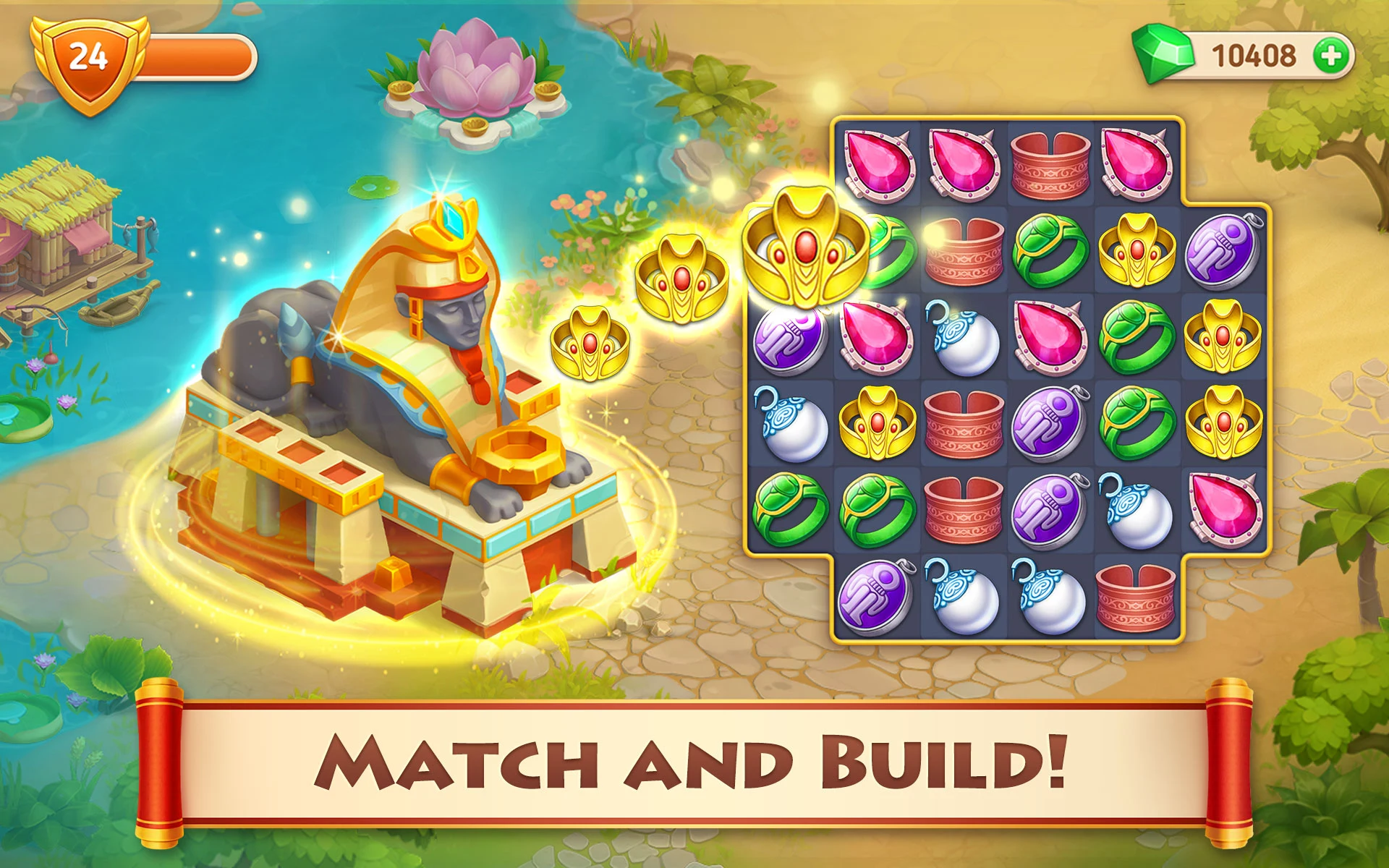 Cradle of Empires: 3 in a Row screenshot